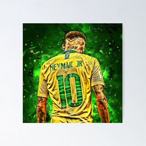 Neymar style smodge posters & prints by ShendyArt