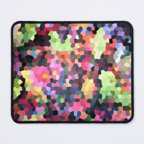 Item preview, Tropical Leaves Mosaic Photograph Red Pink Lemon Yellow Design designed and sold by Jenie Yolland.