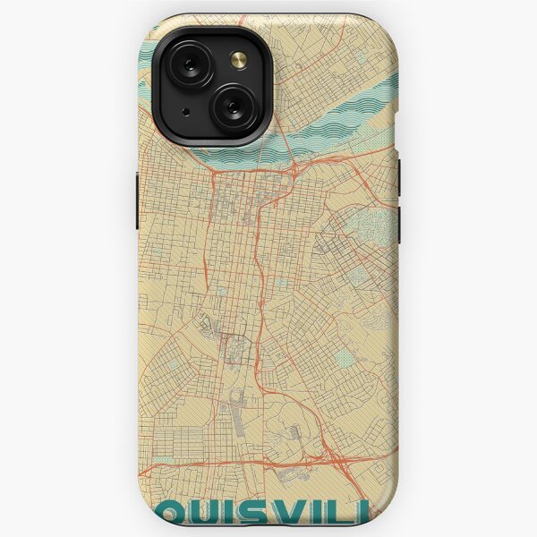 Louisville Map Retro iPhone Tough Case