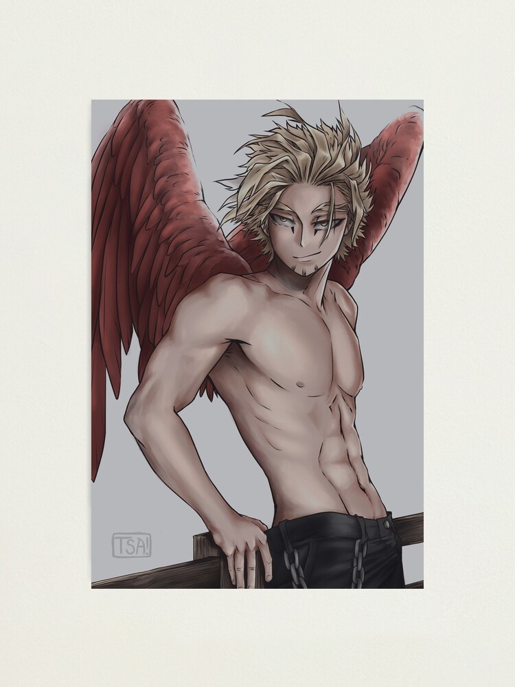 Hawks Shirtless Photographic Print For Sale By Artbyteesa Redbubble