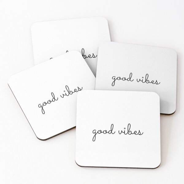 Item preview, good vibes black designed and sold by PositvityQuotes.