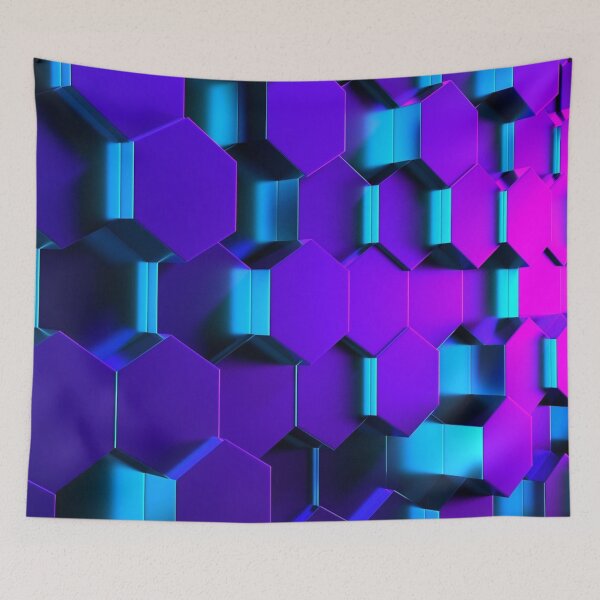 Item preview, 3D Hexagonal Geometric Design designed and sold by Abstractdiva.