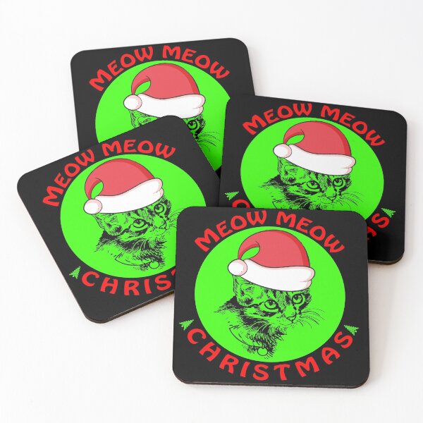 Item preview, Meow meow Christmas designed and sold by pnkpopcorn.