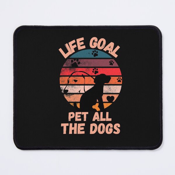 Item preview, life goal pet all the dogs- Essential t-shirt, sticker designed and sold by Lv28021.
