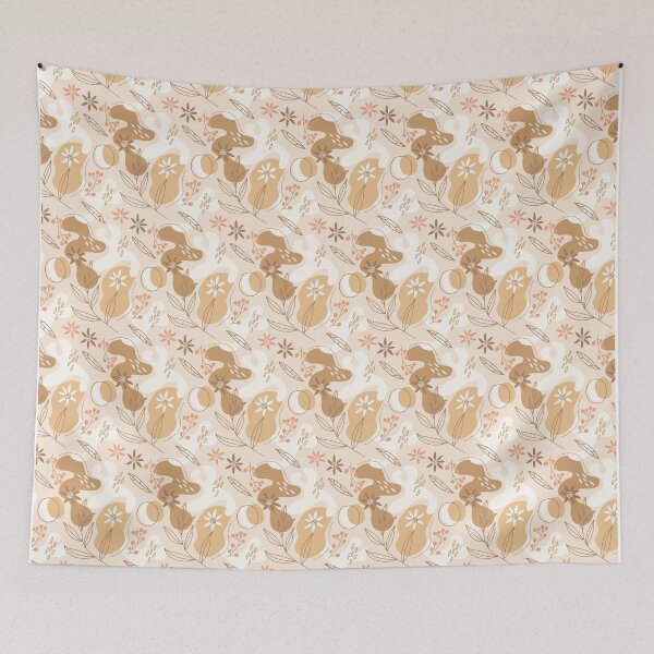 Item preview, Brown water color Floral design. designed and sold by Princessflora.