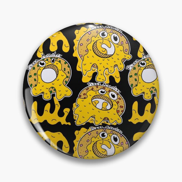 Item preview, Pizza Donut Monster Pattern - Forever Hungry Pizza Rolls designed and sold by Reelippy.