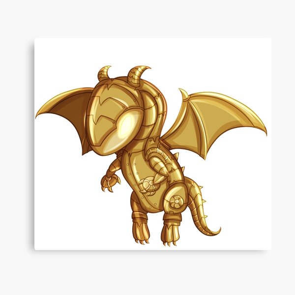 Happy The Dragon Canvas Print