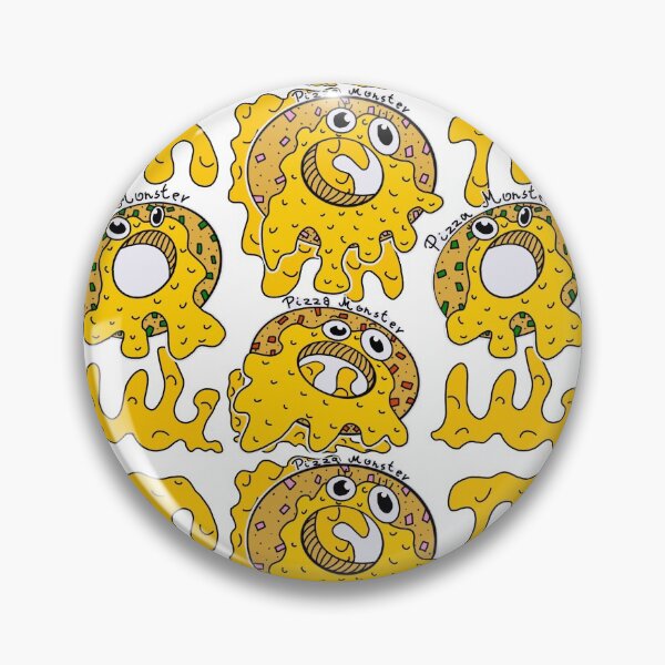 Item preview, Pizza Donut Monster Pattern - Forever Hungry Pizza Rolls designed and sold by Reelippy.