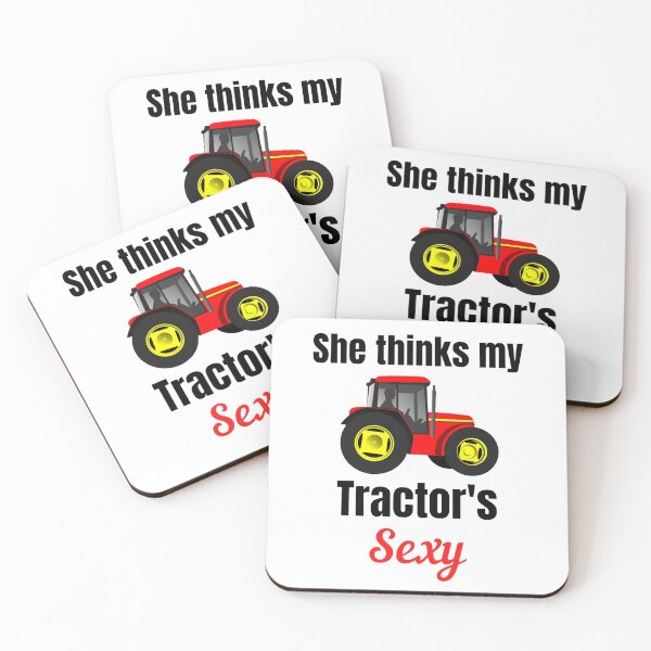 Item preview,  She Thinks My Tractor's Sexy Funny Farmer  designed and sold by chetan786.