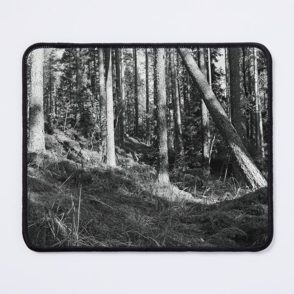 Item preview, Hillside panorama. Seitseminen National Park bw designed and sold by Jouko Lehto Photography.