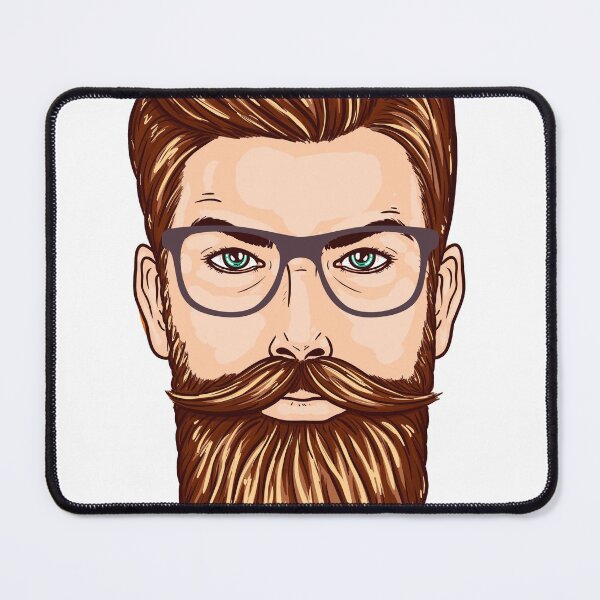 Item preview, beard man face design designed and sold by Anvin Peeter.