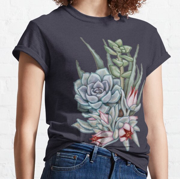 Midnight Succulents Classic T-Shirt