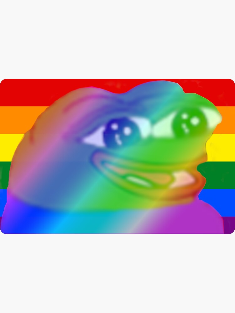 Peepo Pride Sticker For Sale By Peepos R Us Redbubble