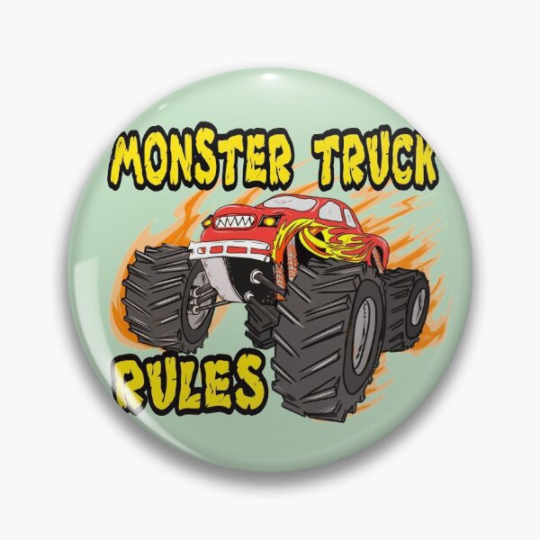 Item preview, Monster Truck Rules - Funny Design designed and sold by asprse.