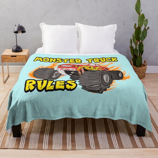 Item preview, Monster Truck Rules - Funny Design designed and sold by asprse.