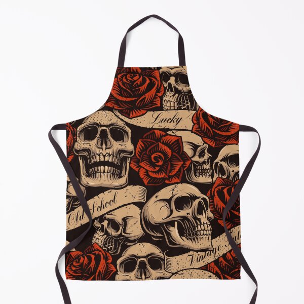 Item preview, Skulls And Roses Vintage Old School designed and sold by Vector Scout Lab.