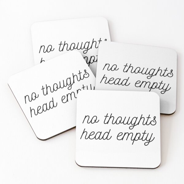 Item preview, No thoughts head empty designed and sold by Lin's prints.