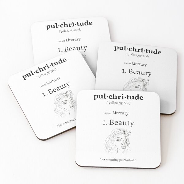 Item preview, Pulchritude Definition for Word Lovers designed and sold by HomesvilleArt.