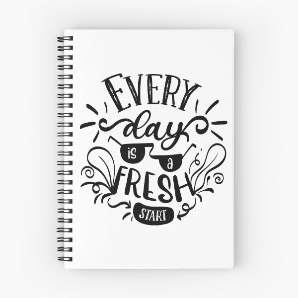 Item preview, Every Day Is A Fresh Start Light Edition - Motivational Quote designed and sold by Karnefa.