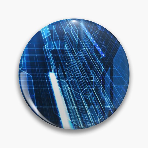 Item preview, Deep Inside Electrical Network Digital Art - Azure designed and sold by NexusArts.