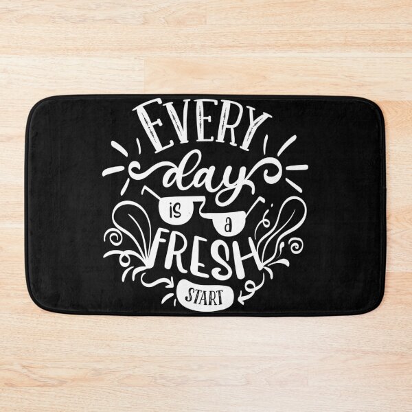 Item preview, Every Day Is A Fresh Start Dark Edition - Motivational Quote designed and sold by Karnefa.