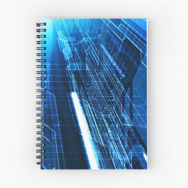 Item preview, Deep Inside Electrical Network Digital Art - Azure designed and sold by NexusArts.