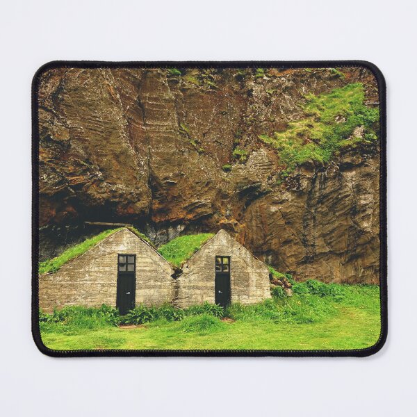 Item preview, Icelandic Houses with Grass on Roof designed and sold by CarolinaReina.