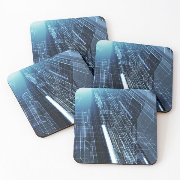 Item preview, Deep Inside Electrical Network Digital Art - Royal Blue designed and sold by NexusArts.