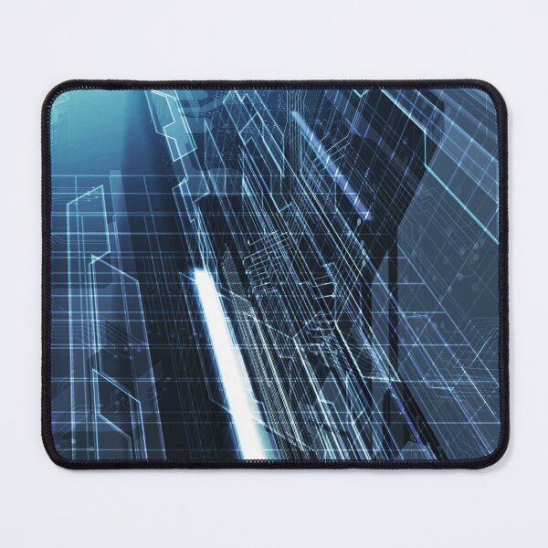Item preview, Deep Inside Electrical Network Digital Art - Royal Blue designed and sold by NexusArts.