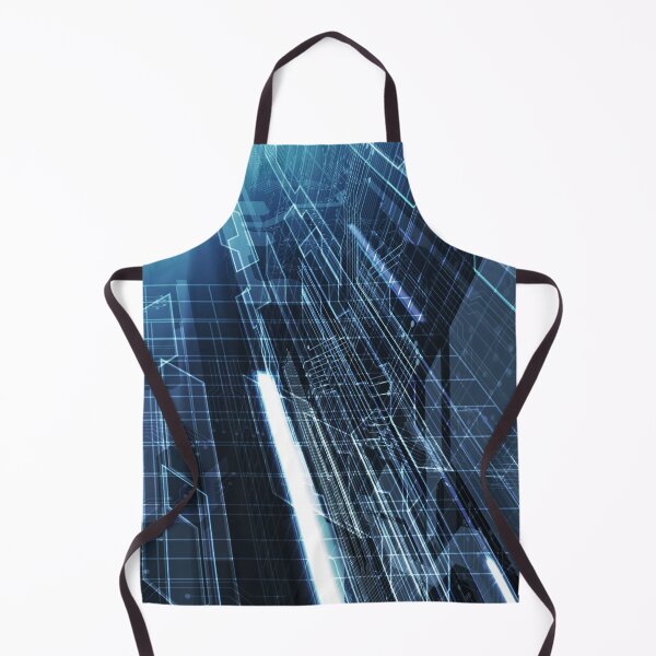 Item preview, Deep Inside Electrical Network Digital Art - Royal Blue designed and sold by NexusArts.