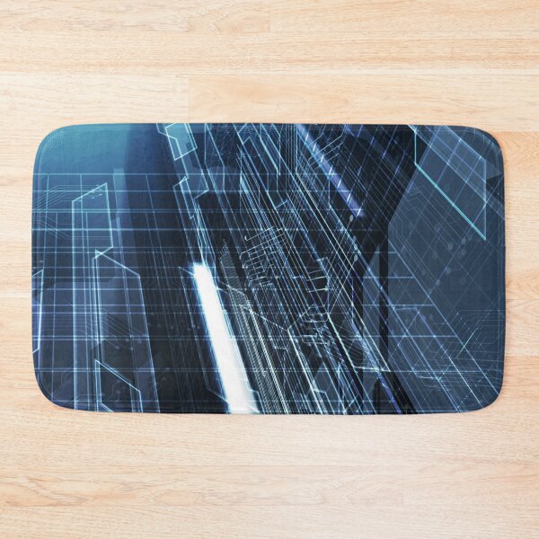 Item preview, Deep Inside Electrical Network Digital Art - Royal Blue designed and sold by NexusArts.