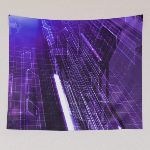 Item preview, Deep Inside Electrical Network Digital Art - Amethyst designed and sold by NexusArts.