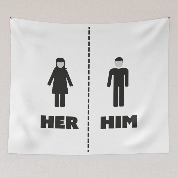 Item preview, HIS & HERS designed and sold by ninjafish.