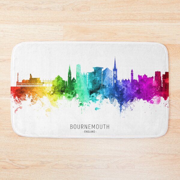 Item preview, Bournemouth England Skyline designed and sold by ArtPrints.