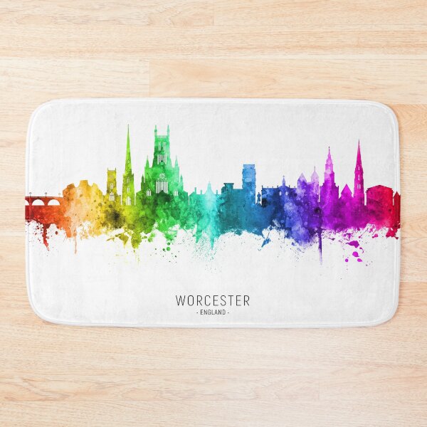 Item preview, Worcester England Skyline designed and sold by ArtPrints.