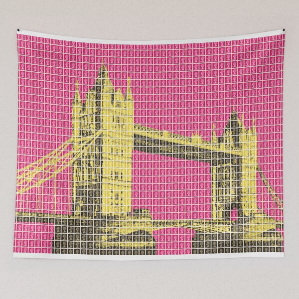 Item preview, Tower Bridge - Pink designed and sold by Gary Hogben.