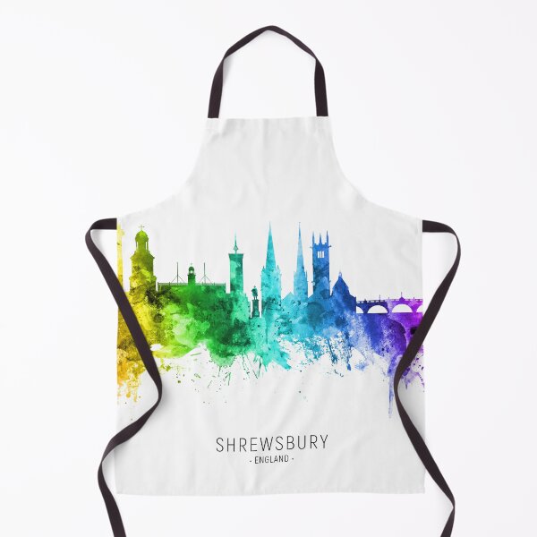 Item preview, Shrewsbury England Skyline designed and sold by ArtPrints.