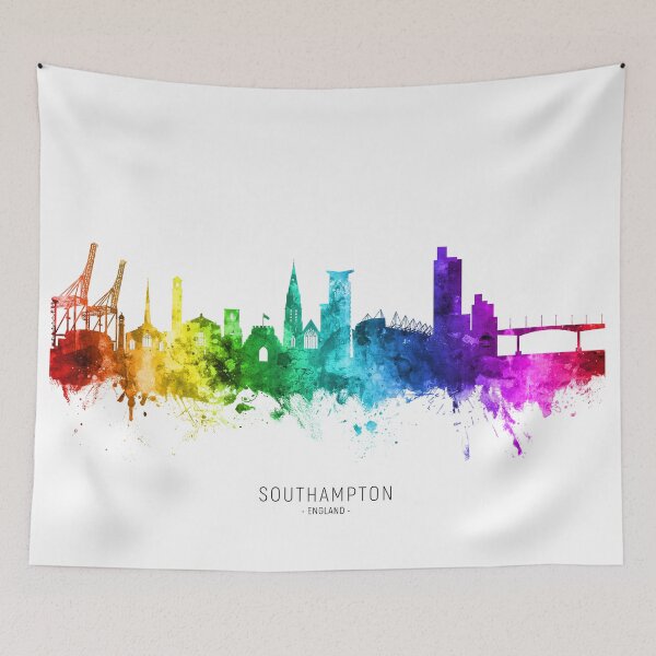 Item preview, Southampton England Skyline designed and sold by ArtPrints.