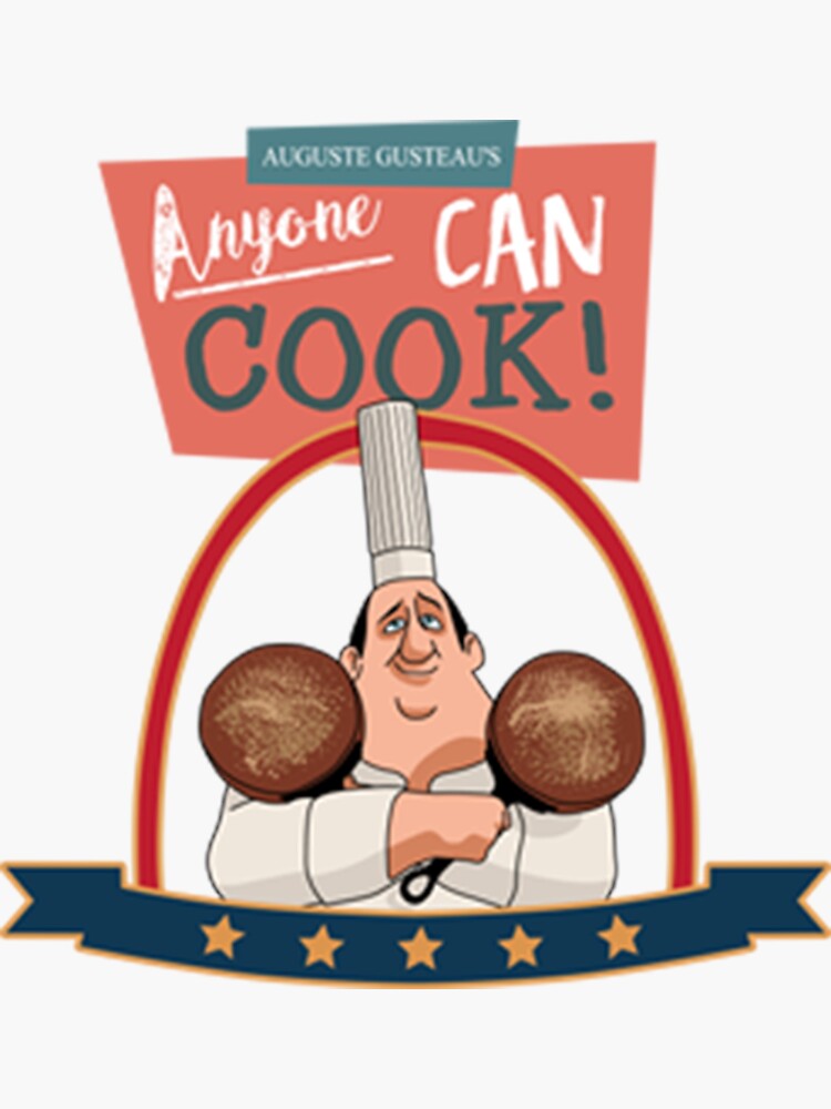 Anyone Can Cook, Disney Kitchen, Remy Kitchen Sign, Ratatouille, Chef Sign  