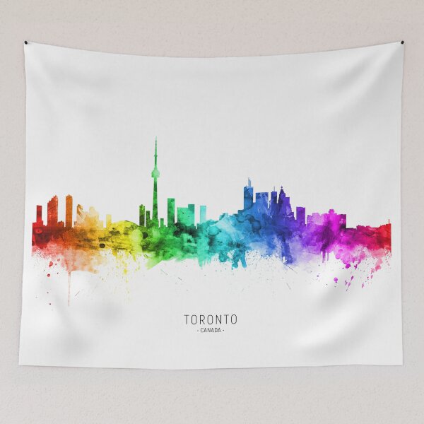 Aperçu de l'œuvre Toronto Canada Skyline créée et vendue par ArtPrints.