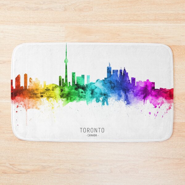Aperçu de l'œuvre Toronto Canada Skyline créée et vendue par ArtPrints.