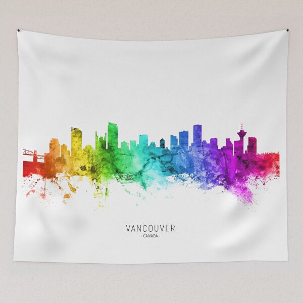Artikelvorschau, Vancouver Canada Skyline entworfen und verkauft von ArtPrints.