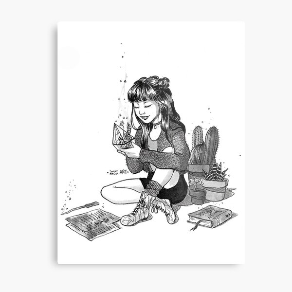 MAGIC AND CACTUS Metal Print
