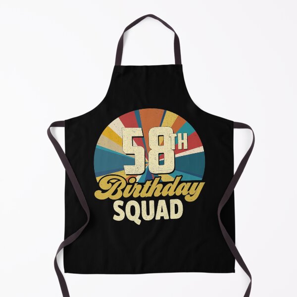 Item preview, Retro Vintage Style 1961 58th Birthday Squad 58 Years Old designed and sold by DavidWGreg.