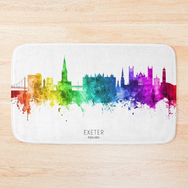 Item preview, Exeter England Skyline designed and sold by ArtPrints.
