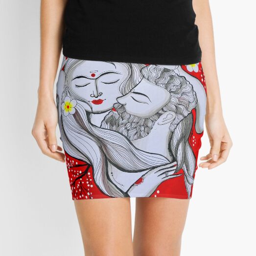 lovers and squirrels Mini Skirt