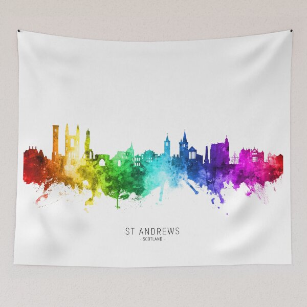 Artikelvorschau, St Andrews Scotland Skyline entworfen und verkauft von ArtPrints.