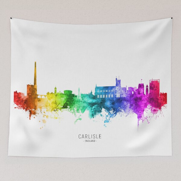 Artikelvorschau, Carlisle England Skyline entworfen und verkauft von ArtPrints.