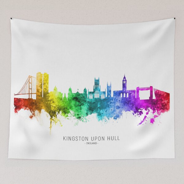 Item preview, Kingston upon Hull England Skyline designed and sold by ArtPrints.