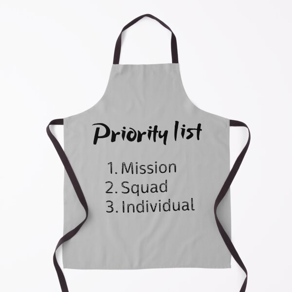 Item preview, Priority list: mission, squad, individual designed and sold by Alsen21.